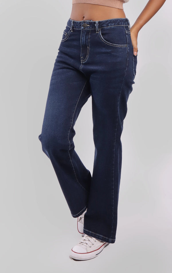 LOW RISE BOOT CUT DENIM JEANS