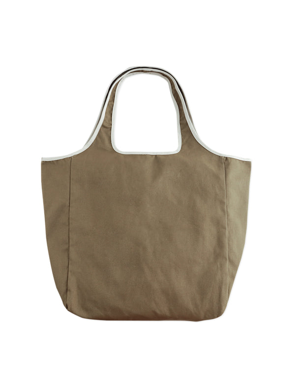 TWILL TOTE BAG WITH CONTRAST BINDING