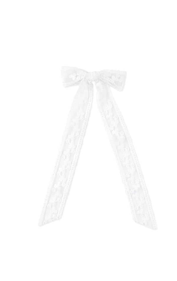 LACE BOW HAIR CLIP