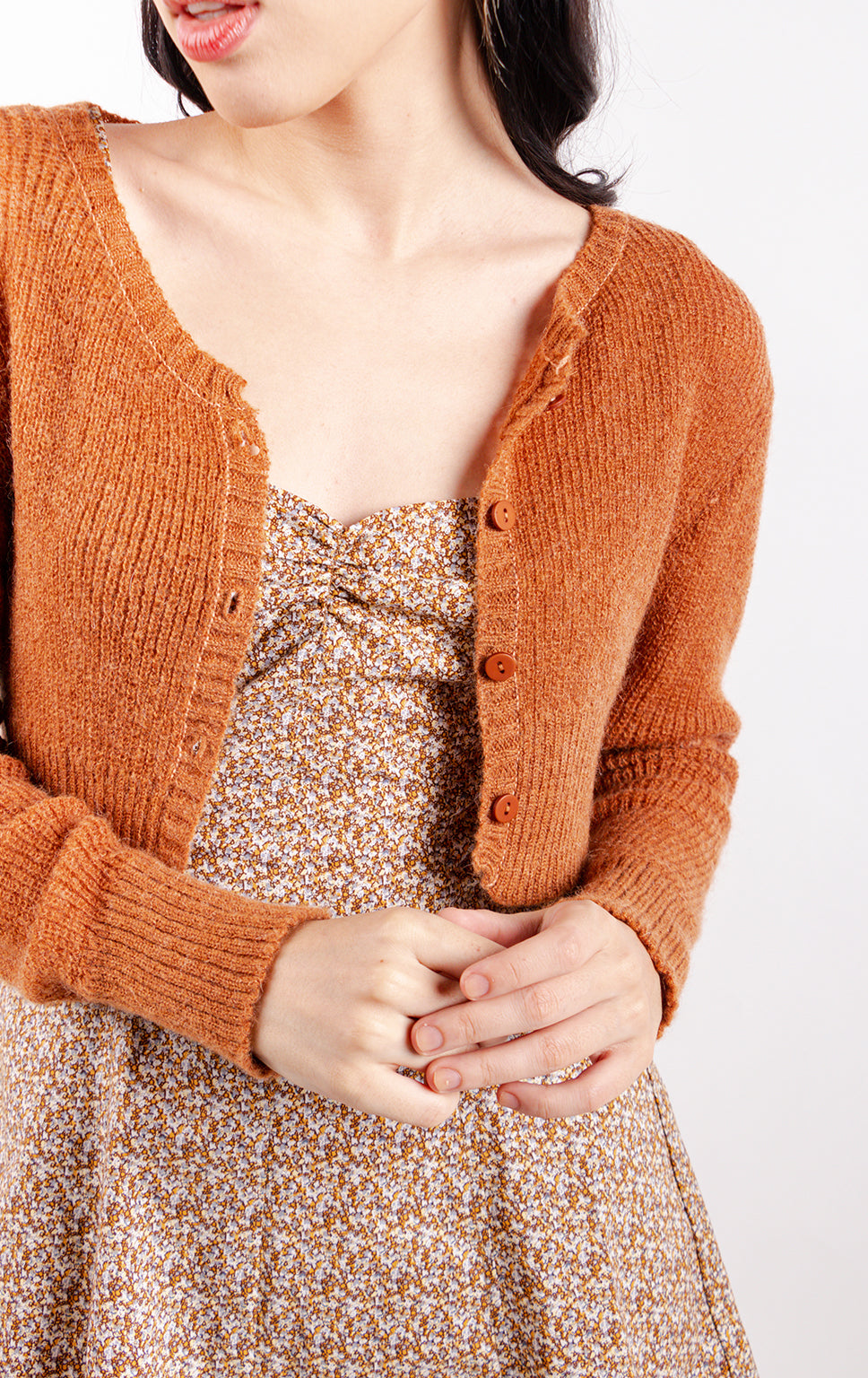 SOFT TOUCH CROPPED CARDIGAN