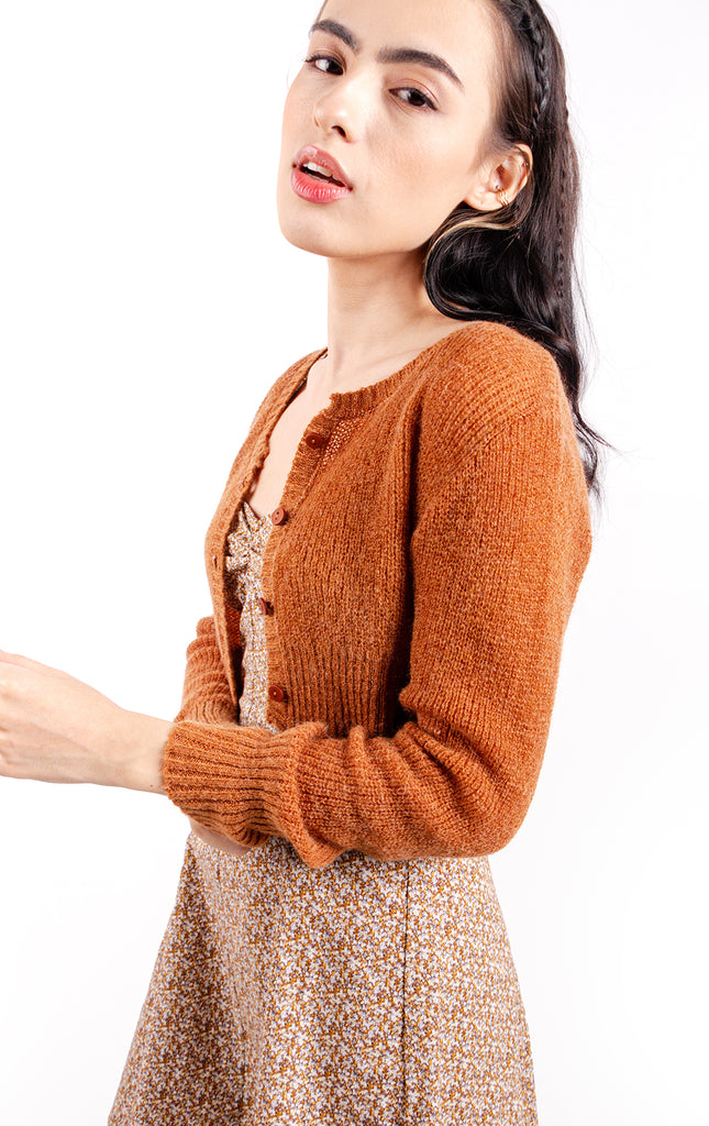 SOFT TOUCH CROPPED CARDIGAN