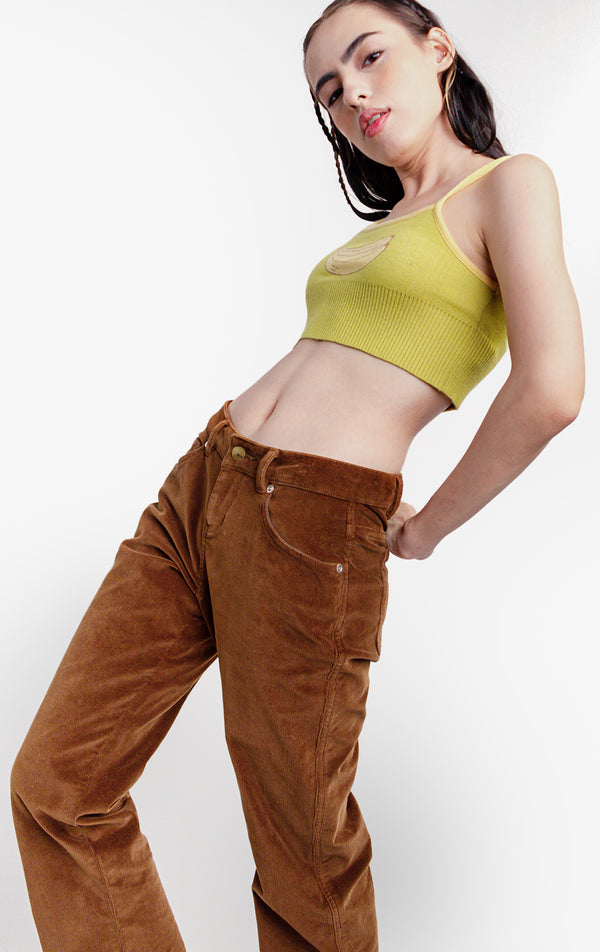 LOW WAIST STRAIGHT LEG PANTS