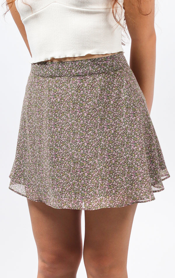 DITSY FLORAL FLOUNCY SKIRT