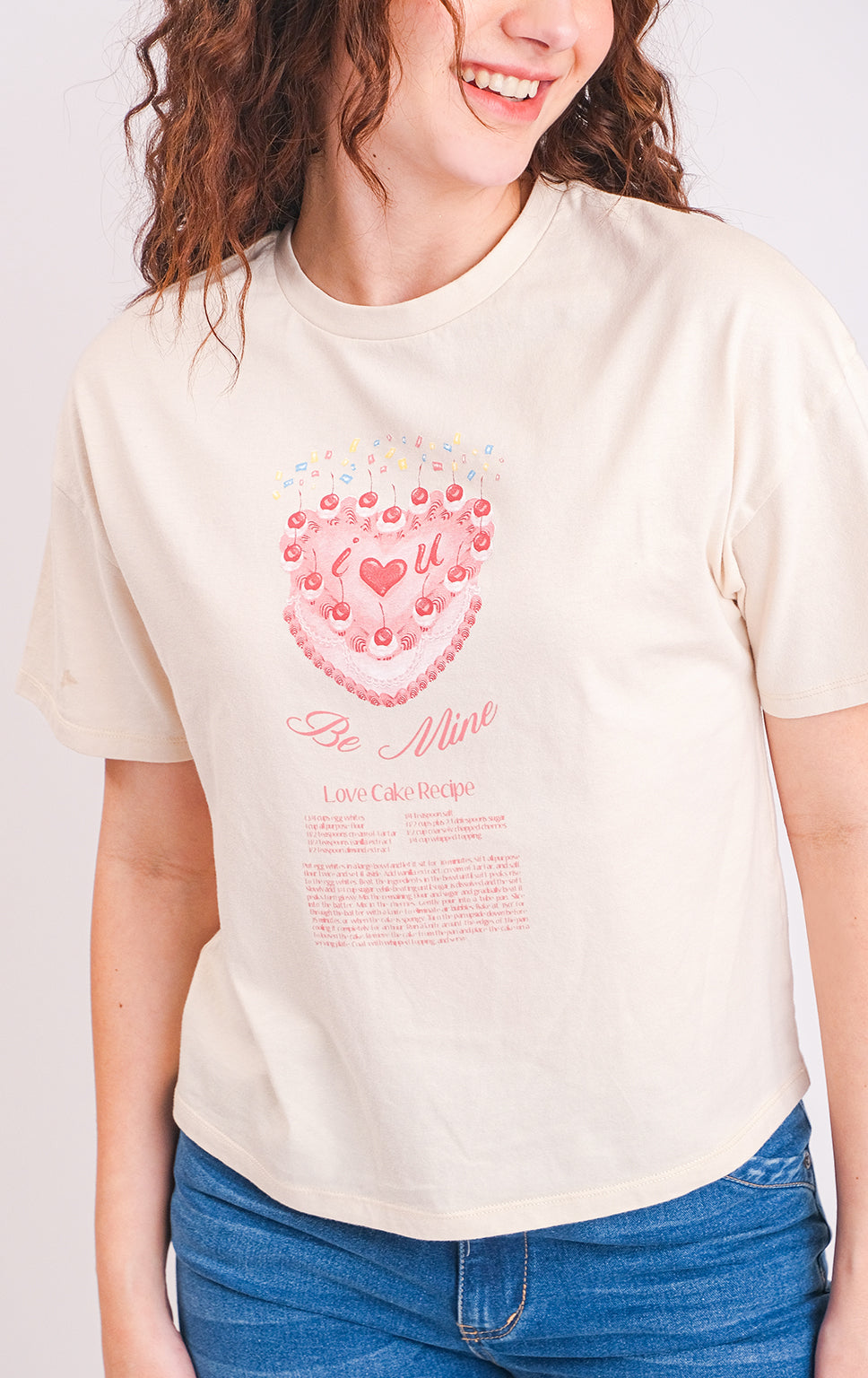 REGULAR FIT TEE WITH KITSCHY GRAPHICS