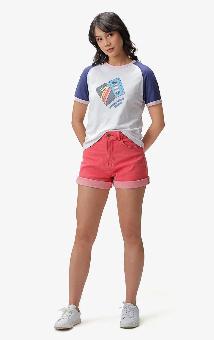 RED BAGGY SHORTS - Just G | Number 1 women's and teen fashion brand. Shop online at justg.com.ph | Cash on delivery ( COD ) and Prepaid transaction available.