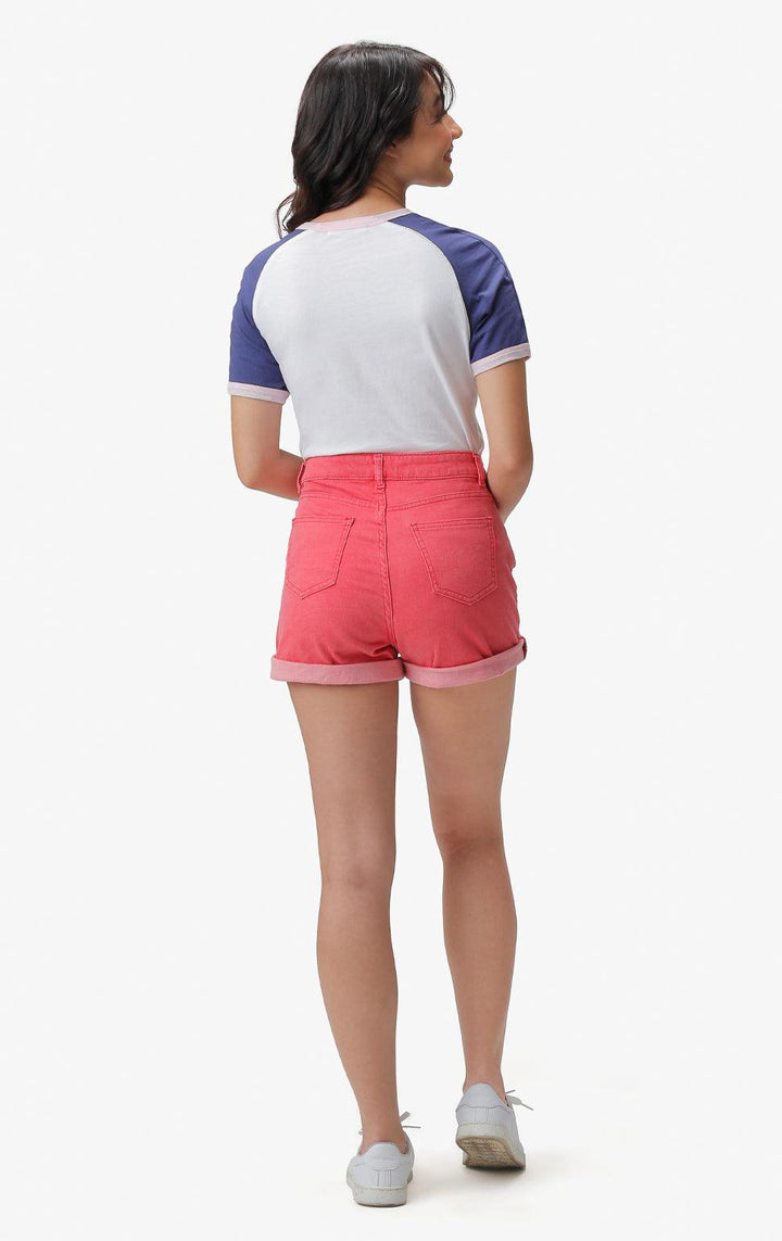 RED BAGGY SHORTS - Just G | Number 1 women's and teen fashion brand. Shop online at justg.com.ph | Cash on delivery ( COD ) and Prepaid transaction available.