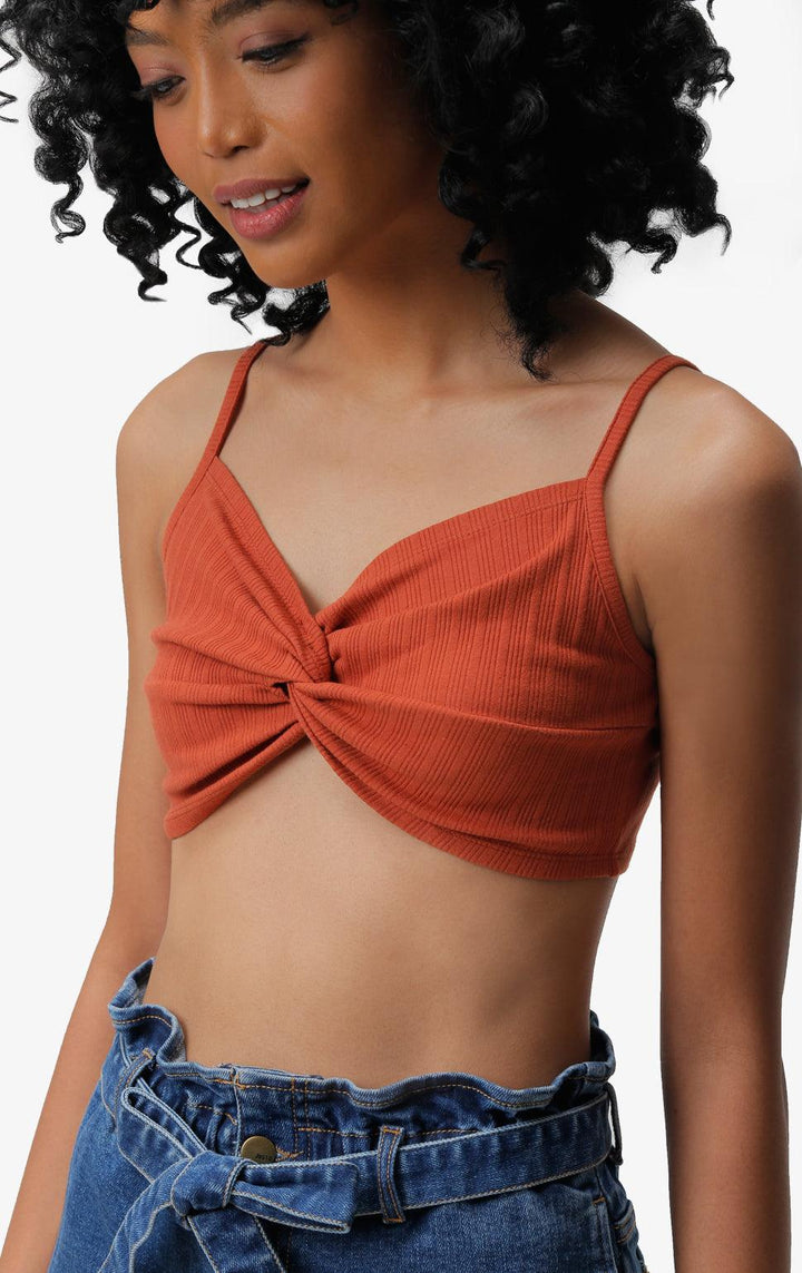 TWIST FRONT BANDEAU TOP - Just G | Number 1 women's and teen fashion brand. Shop online at justg.com.ph | Cash on delivery ( COD ) and Prepaid transaction available.