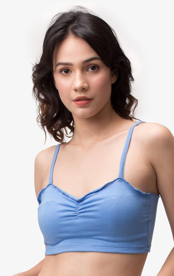 BLUE LETTUCE-EDGE BANDEAU - Just G | Number 1 women's and teen fashion brand. Shop online at justg.com.ph | Cash on delivery ( COD ) and Prepaid transaction available.