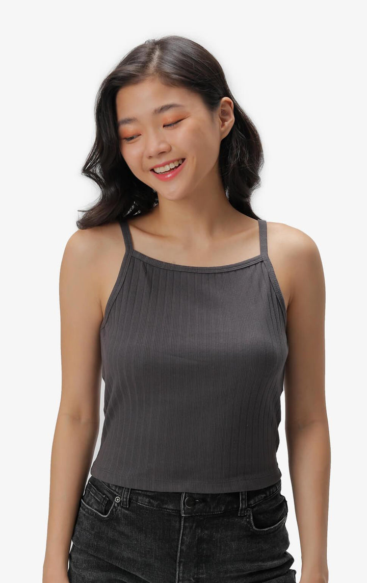 HALTER TANK TOP - Just G | Number 1 women's and teen fashion brand. Shop online at justg.com.ph | Cash on delivery ( COD ) and Prepaid transaction available.