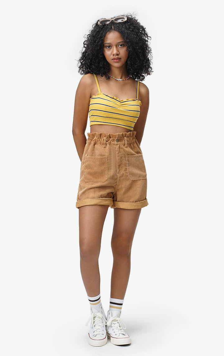 BANDEAU TOP WITH FRONT RUCHING - Just G | Number 1 women's and teen fashion brand. Shop online at justg.com.ph | Cash on delivery ( COD ) and Prepaid transaction available.