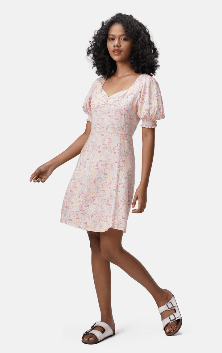 CONFETTI PRINT SHORT DRESS - Just G | Number 1 women's and teen fashion brand. Shop online at justg.com.ph | Cash on delivery ( COD ) and Prepaid transaction available.