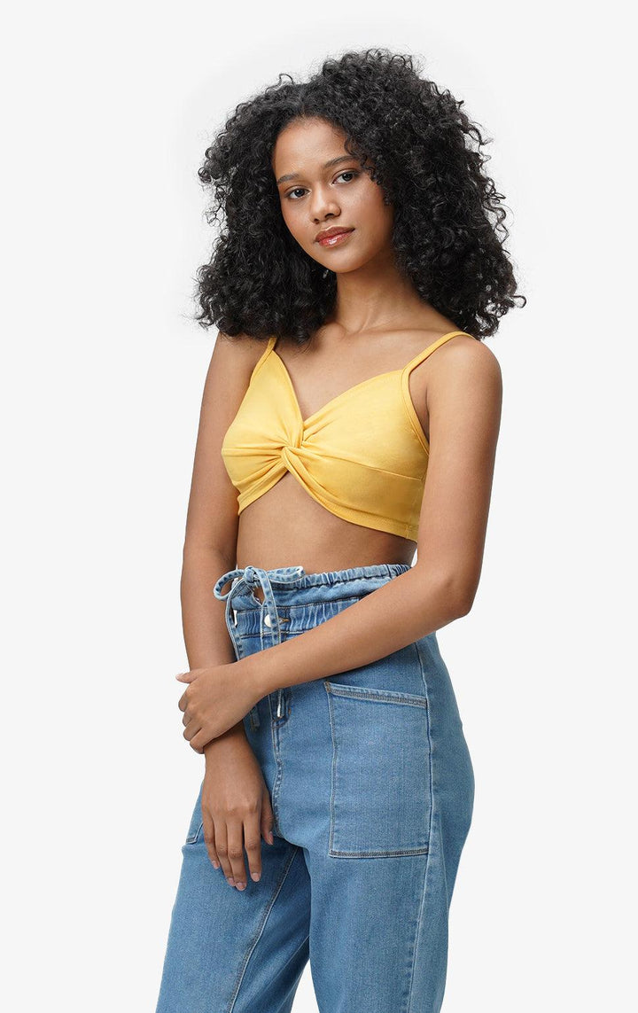 TWIST FRONT BANDEAU TOP - Just G | Number 1 women's and teen fashion brand. Shop online at justg.com.ph | Cash on delivery ( COD ) and Prepaid transaction available.