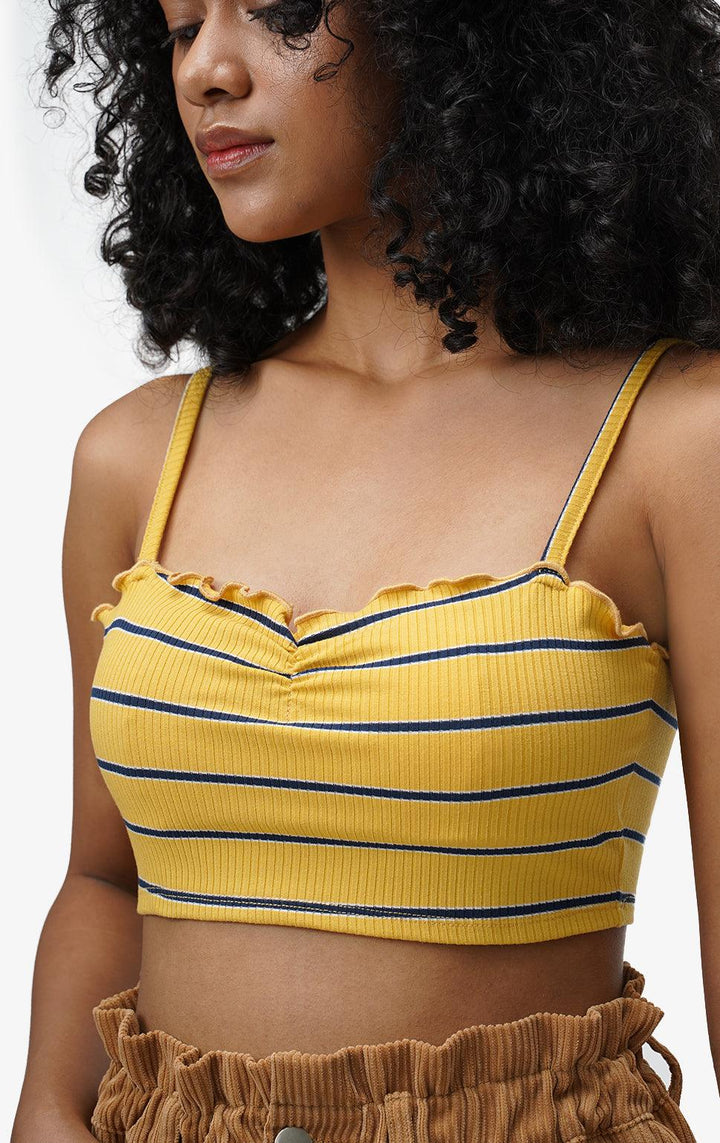 BANDEAU TOP WITH FRONT RUCHING - Just G | Number 1 women's and teen fashion brand. Shop online at justg.com.ph | Cash on delivery ( COD ) and Prepaid transaction available.