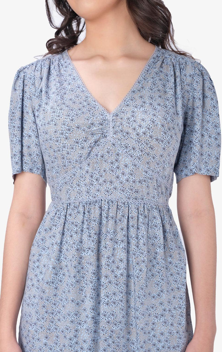 FLORAL DRESS WITH LACE TRIMS - Just G | Number 1 women's and teen fashion brand. Shop online at justg.com.ph | Cash on delivery ( COD ) and Prepaid transaction available.