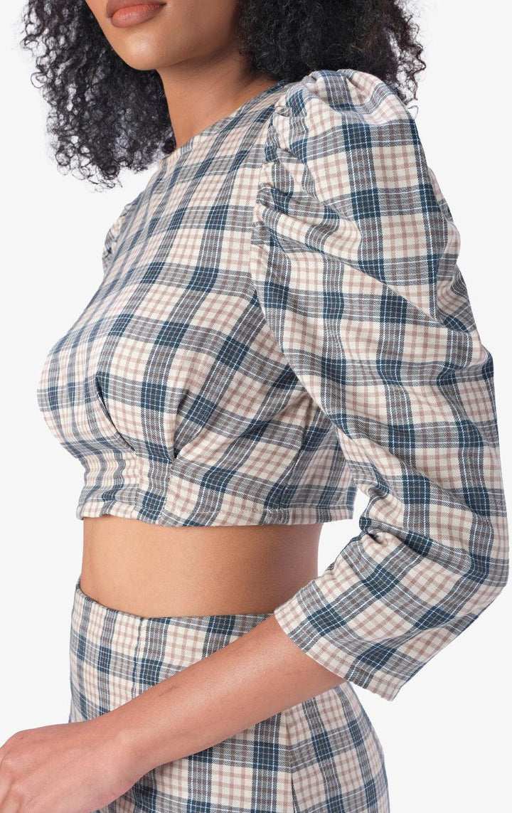 CHECKERED SKIRT SET - Just G | Number 1 women's and teen fashion brand. Shop online at justg.com.ph | Cash on delivery ( COD ) and Prepaid transaction available.