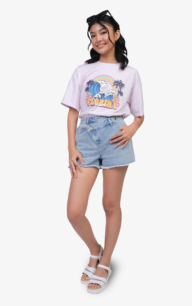 FLORIDA OVERSIZED FIT GRAPHIC TEE