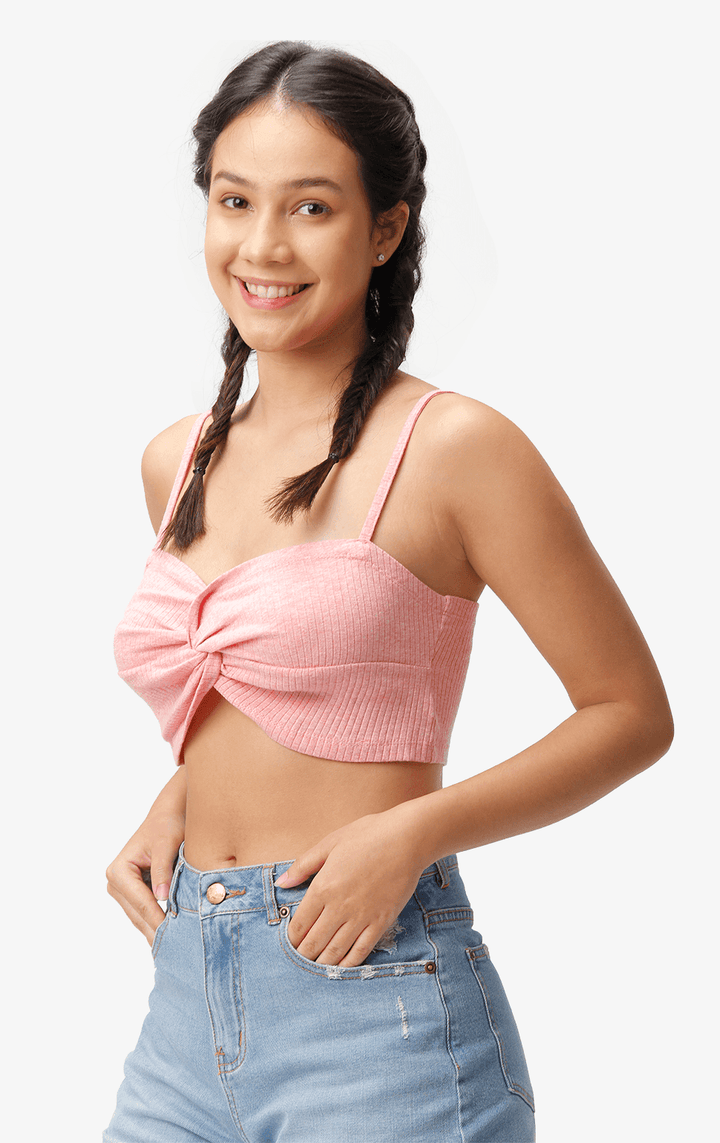 TWIST FRONT BANDEAU TOP - Just G | Number 1 women's and teen fashion brand. Shop online at justg.com.ph | Cash on delivery ( COD ) and Prepaid transaction available.