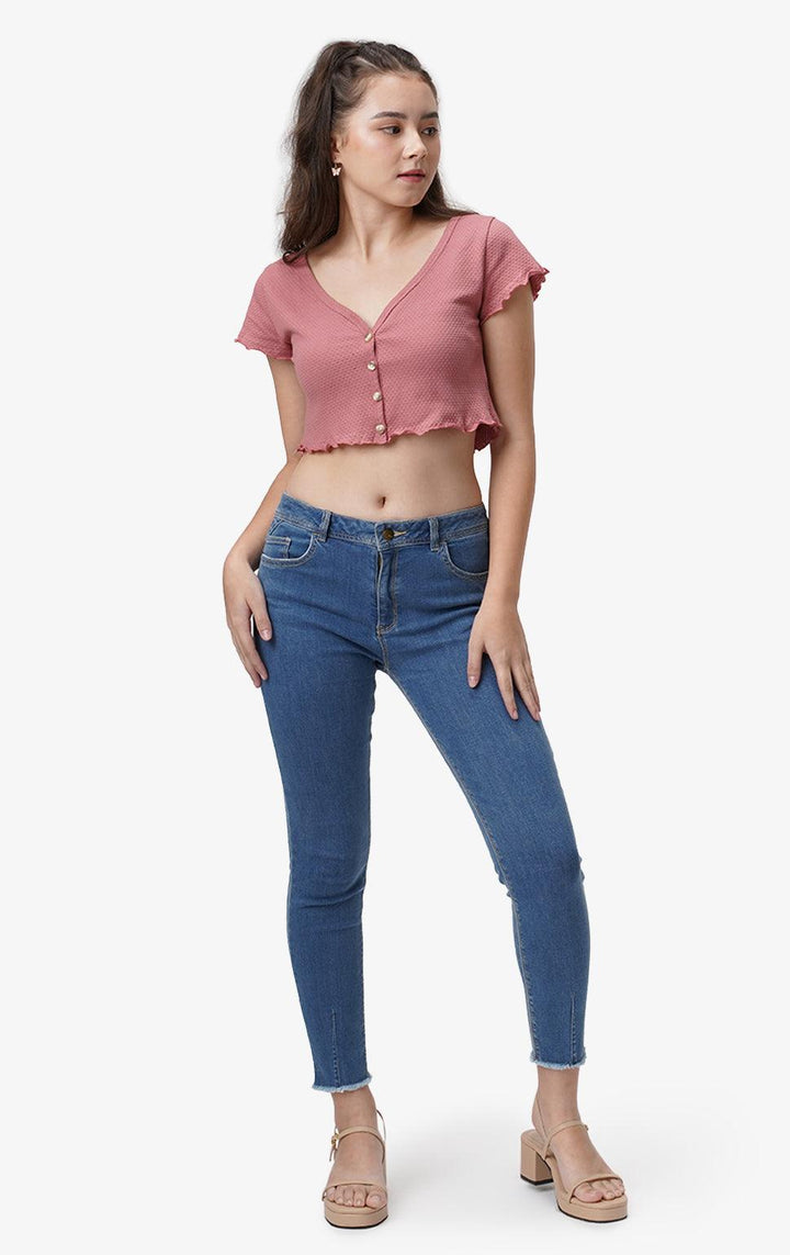 BOXY CROPPED TOP - Just G | Number 1 women's and teen fashion brand. Shop online at justg.com.ph | Cash on delivery ( COD ) and Prepaid transaction available.