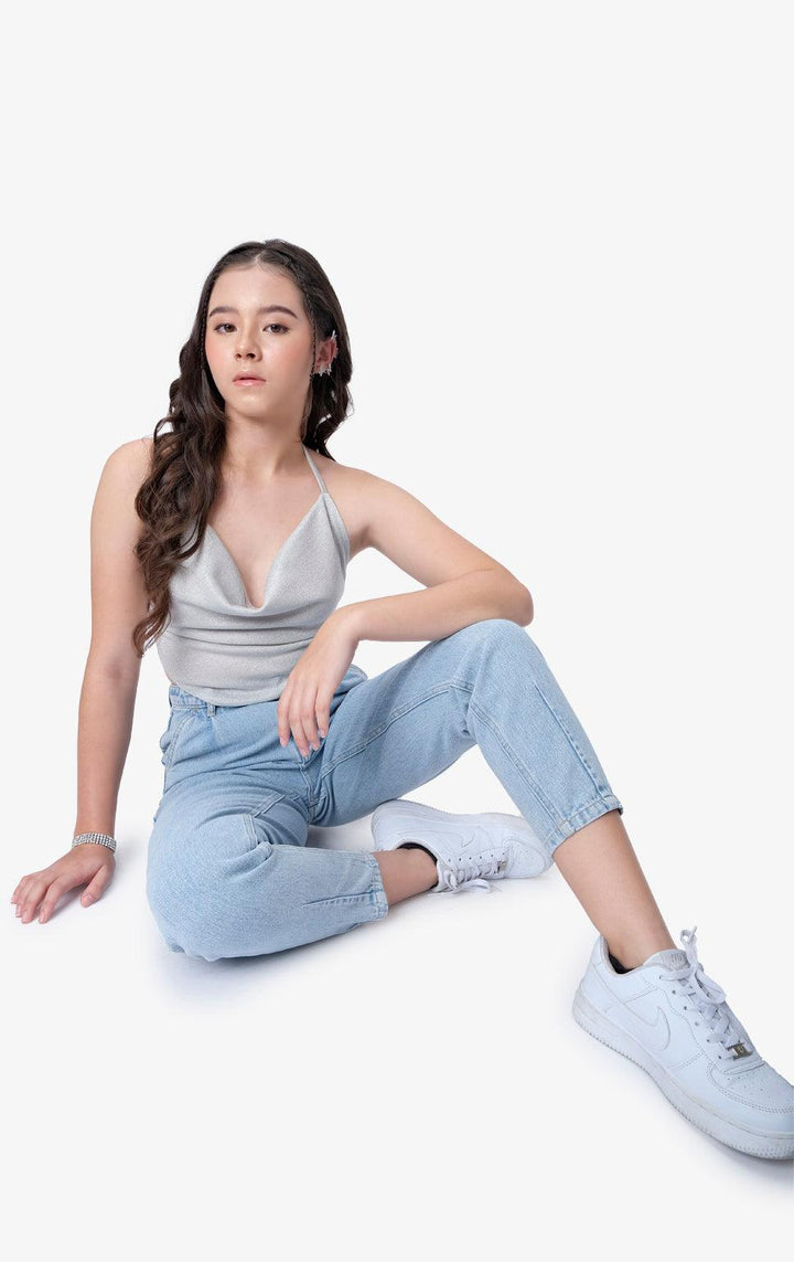 SPARKLY HALTER STRING TOP - Just G | Number 1 women's and teen fashion brand. Shop online at justg.com.ph | Cash on delivery ( COD ) and Prepaid transaction available.