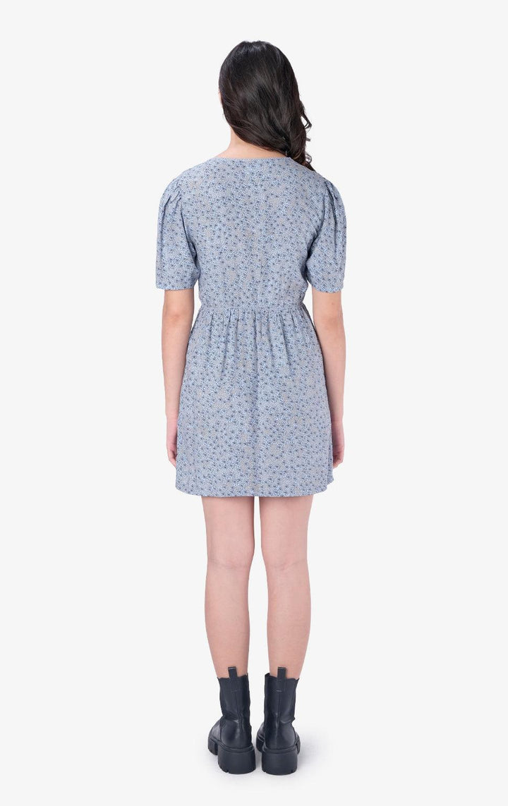 FLORAL DRESS WITH LACE TRIMS - Just G | Number 1 women's and teen fashion brand. Shop online at justg.com.ph | Cash on delivery ( COD ) and Prepaid transaction available.