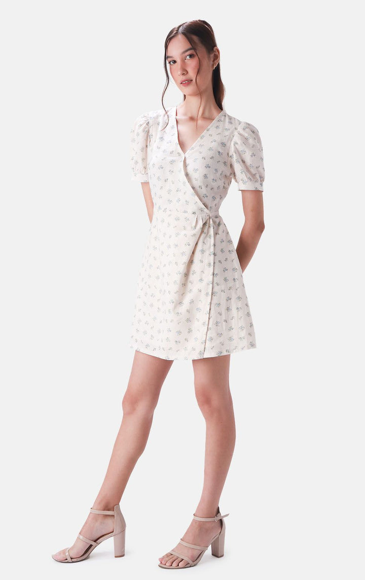 FLORALWRAP DRESS - Just G | Number 1 women's and teen fashion brand. Shop online at justg.com.ph | Cash on delivery ( COD ) and Prepaid transaction available.