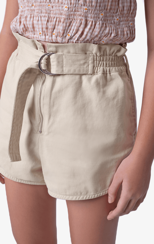 BELTED PAPERBAG SHORTS - Just G | Number 1 women's and teen fashion brand. Shop online at justg.com.ph | Cash on delivery ( COD ) and Prepaid transaction available.