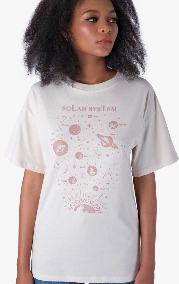 SOLAR SYSTEM T-SHIRT - Just G | Number 1 women's and teen fashion brand. Shop online at justg.com.ph | Cash on delivery ( COD ) and Prepaid transaction available.