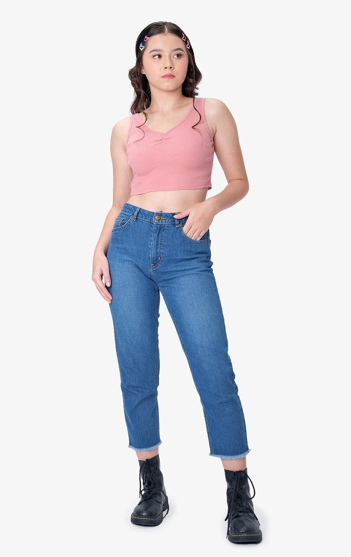 CROPPED TANK TOP - Just G | Number 1 women's and teen fashion brand. Shop online at justg.com.ph | Cash on delivery ( COD ) and Prepaid transaction available.