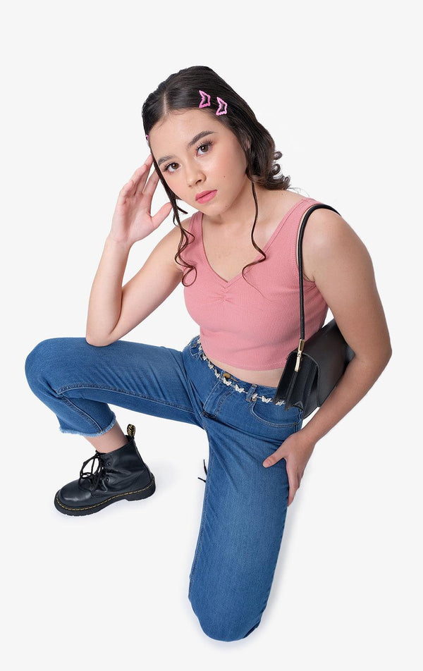 CROPPED TANK TOP - Just G | Number 1 women's and teen fashion brand. Shop online at justg.com.ph | Cash on delivery ( COD ) and Prepaid transaction available.